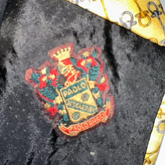 GUCCI - 💛Yellow Equestrian Tie! Derby - 🐎 Snaffle Bit Pattern - Picture 5 of 15